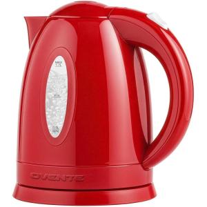image:imageOVENTE Electric Kettle 17L Fast Boiling Water Heater for Coffee or Tea BPA Free with Water Level Gauge Auto ShutOff BoilDry Protection Indicator Light and Removable Filter Black KP72BRed