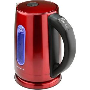 image:imageOVENTE Electric Kettle 17L Stainless Steel Water Boiler and Heater with 1100W Power Temperature Control Keep Warm Function Auto ShutOff BoilDry Protection and Cordless Serving Red KS58R