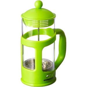 image:imageOVENTE French Press Coffee Maker 34 Ounce with Heat Resistant Borosilicate Glass amp Stainless Steel 4Level Filtration System Portable Cold Brew Coffee Maker for Travel Camping or Gift Green FPT34G