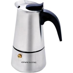 image:imageOvente MPE06 6Cup Stovetop Stainless Steel Espresso Maker