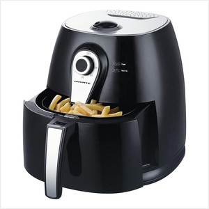 image:imageOvente Electric Air Fryer 1400 Watt Power with NonStick Fry Basket amp Grill Pan 32 Quart Air Oven and Cooker with Temperature Control and 30 Minute Timer for Frying Baking Grilling Black FAM21302B